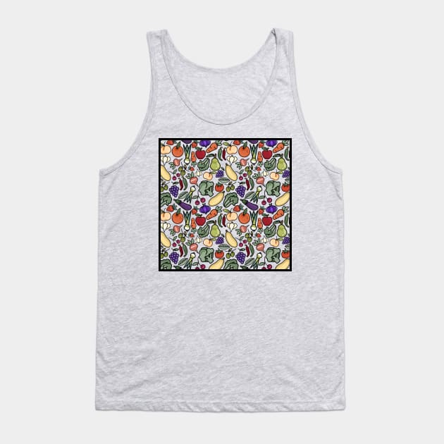 Fruits & Veg Tank Top by Slightly Unhinged